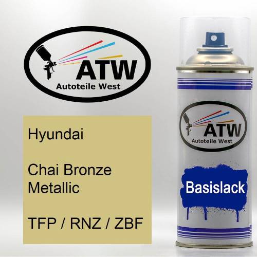 Hyundai, Chai Bronze Metallic, TFP / RNZ / ZBF: 400ml Sprühdose, von ATW Autoteile West.
